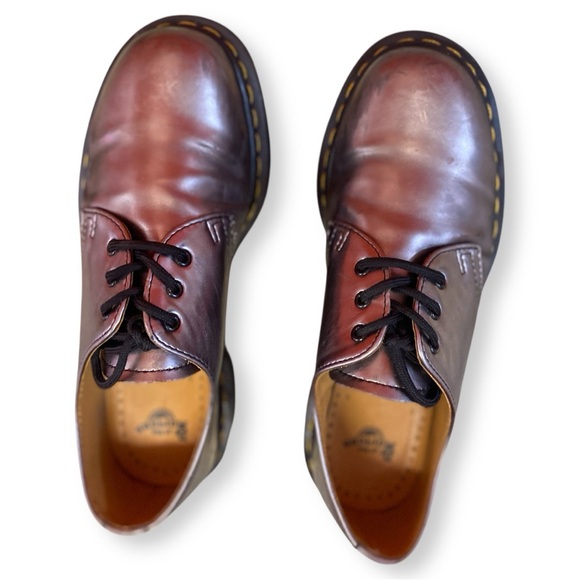 Dr. Martens 1461 Vegan Metallic Chrome Lowtop Lace Industrial Loafer Shoe 7 - Picture 2 of 9